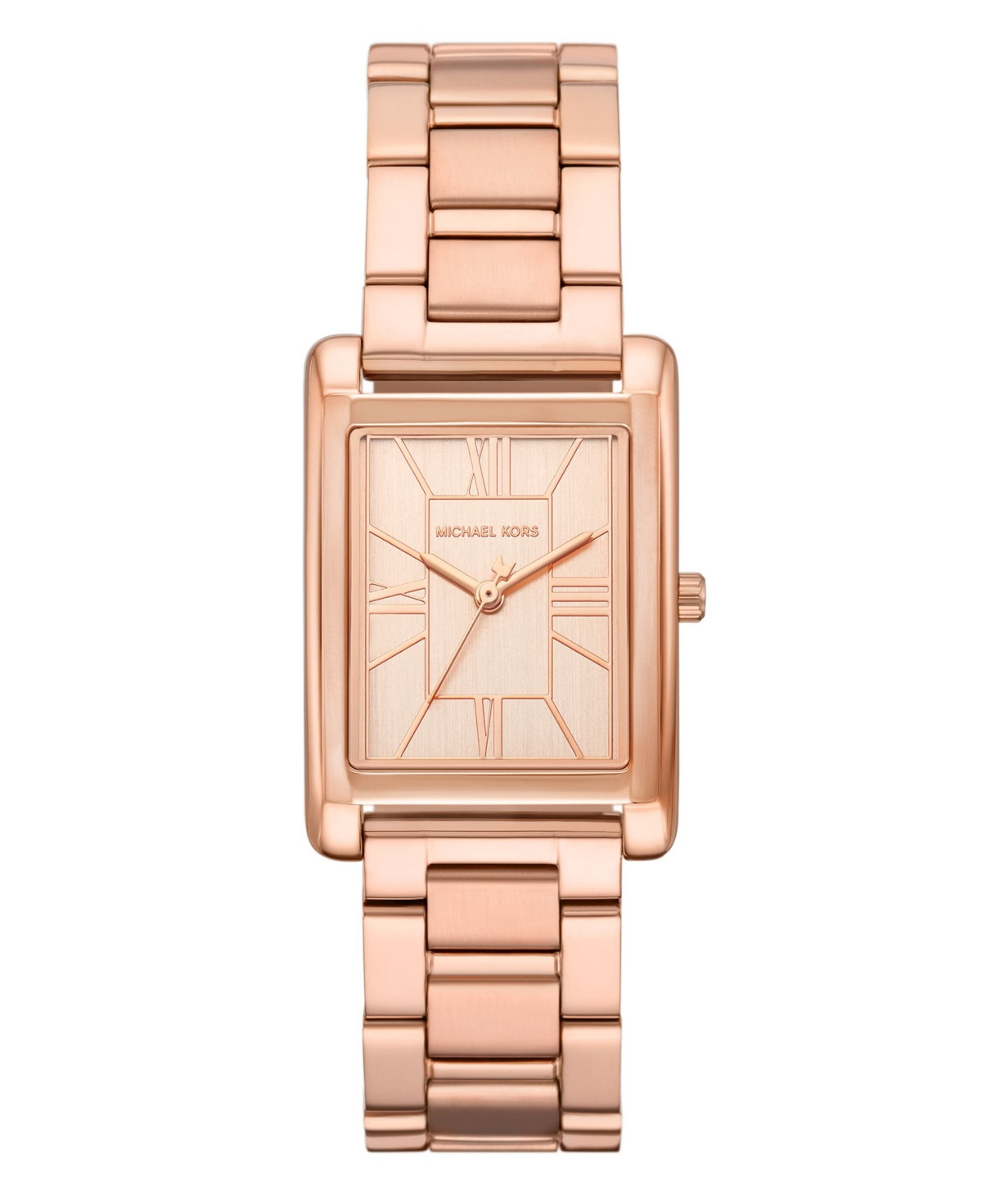 Michael Kors Women's Essex Rose Gold-Tone Stainless Steel Watch, 26x36mm - Rose Gold-Tone | Macy's