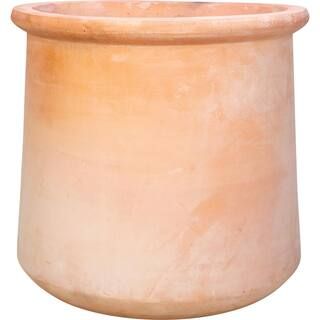 15 in. Clay Tall Modern Modesto Planter | The Home Depot