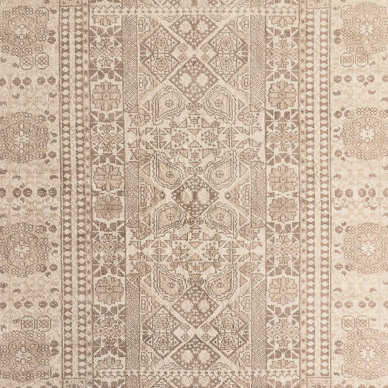 Sardinia Wool Performance Blend Traditional Ivory Handknotted Area Rug 8'x10' | Crate & Barrel | Crate & Barrel