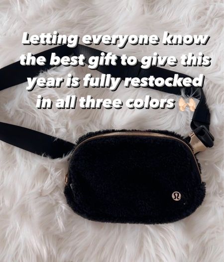 Comment LLBELT for instant links to this in your DM 😘 so excited this is fully restocked. It’s the best everyday bag and the gift on everyone’s list 🙌🏻 

#LTKGiftGuide #LTKstyletip #LTKunder100