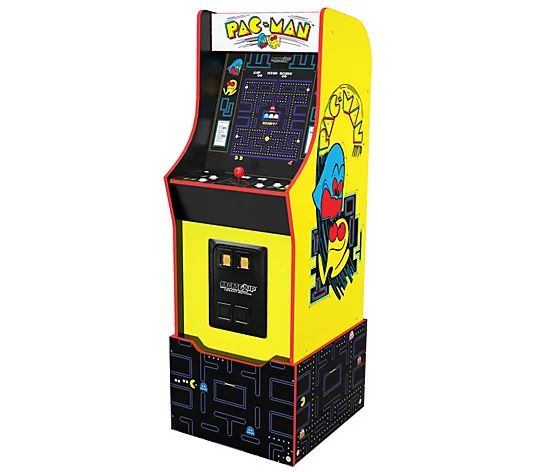 Arcade1Up PacMan Legacy Full Size Arcadewith Riser - QVC.com | QVC