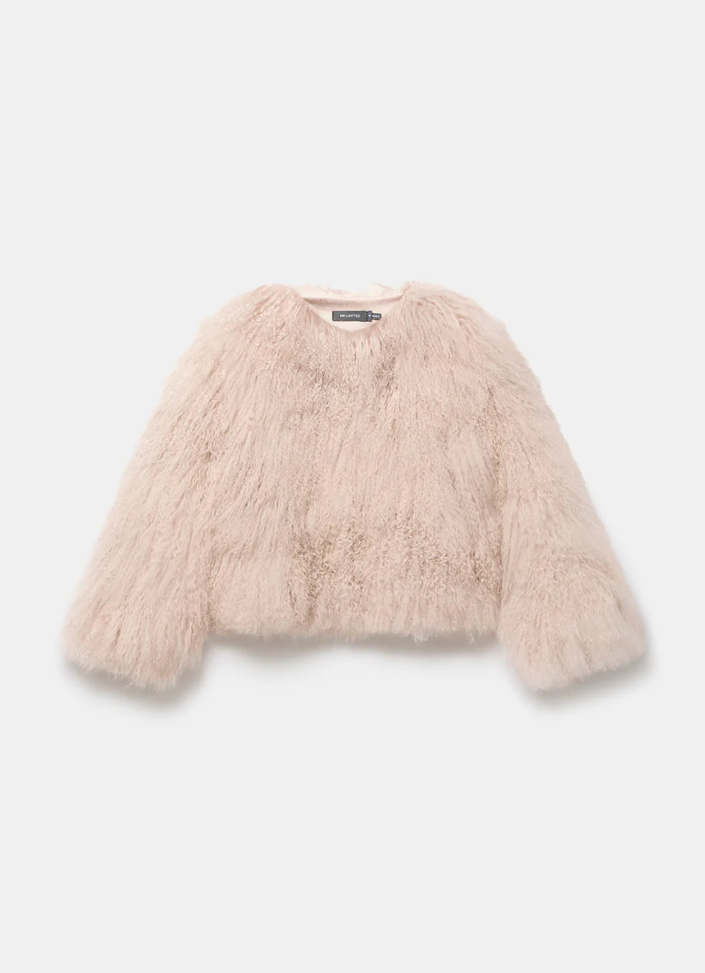Pink Mongolian Fur Jacket | Mint Velvet