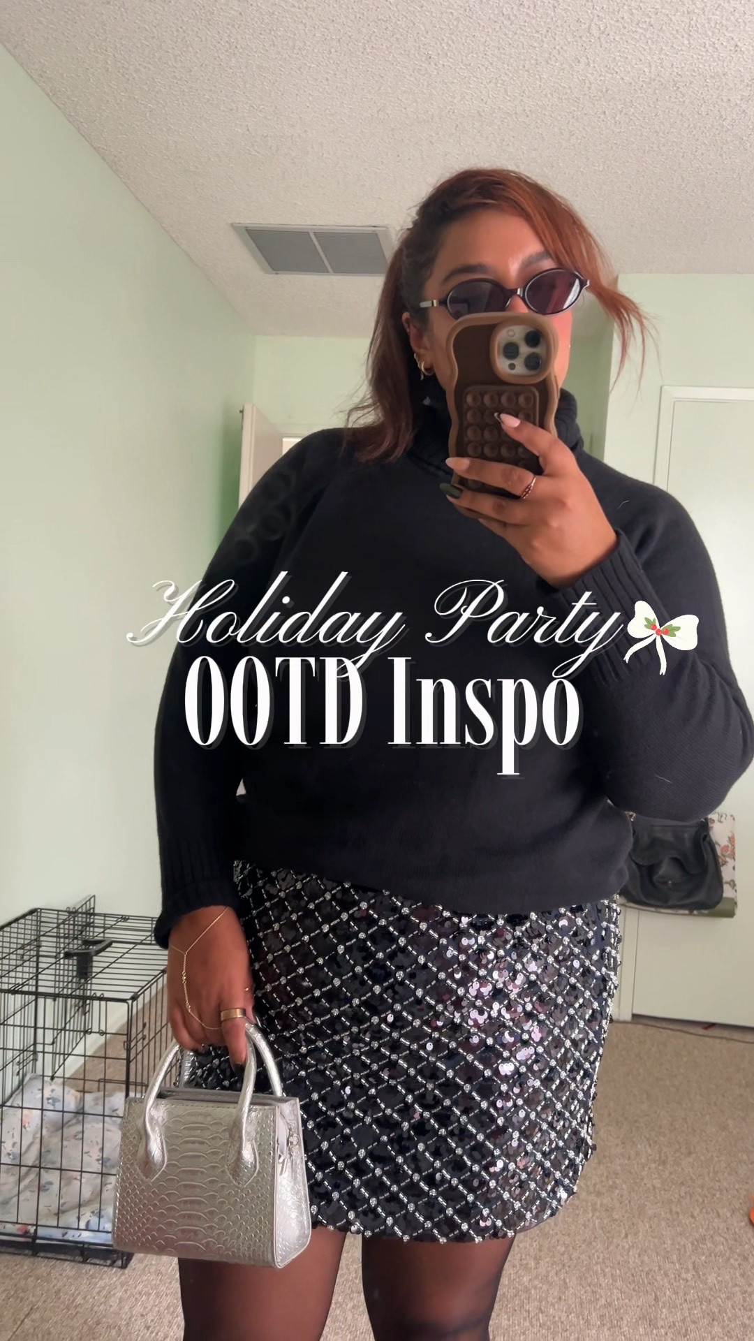 Here come the holidays! And with the holiday parties…. Here are some easy, cute midsize friendly looks! 
Sweater: @Old Navy 
Sequin Skirt, Black Dress, White Vest: @H&M 
Plaid Skirt, Printed mini: @abercrombie 
#creatorsearchinsights
#outfitideas #fashioninspo #holidayootd #midsizefashion 

#LTKSeasonal #LTKPlusSize #LTKHoliday