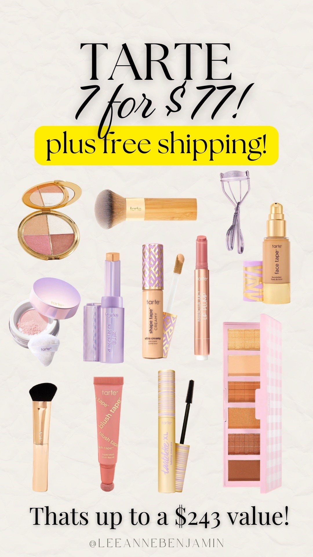 7 products for $77 at Tarte!

#LTKmomlife #LTKselfcare #LTKSeasonal