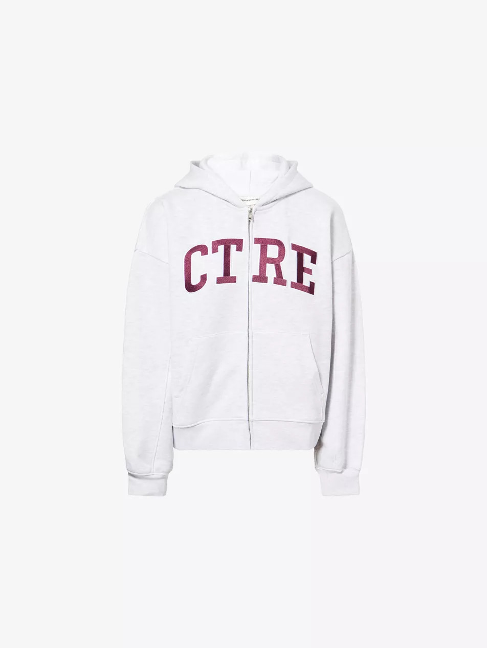 Brand-Patch Relaxed-Fit Cotton-Blend Hoodie | Selfridges