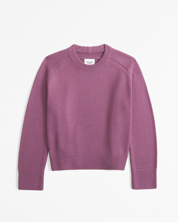 The A&F Madeline Crew Sweater | Abercrombie & Fitch (US)