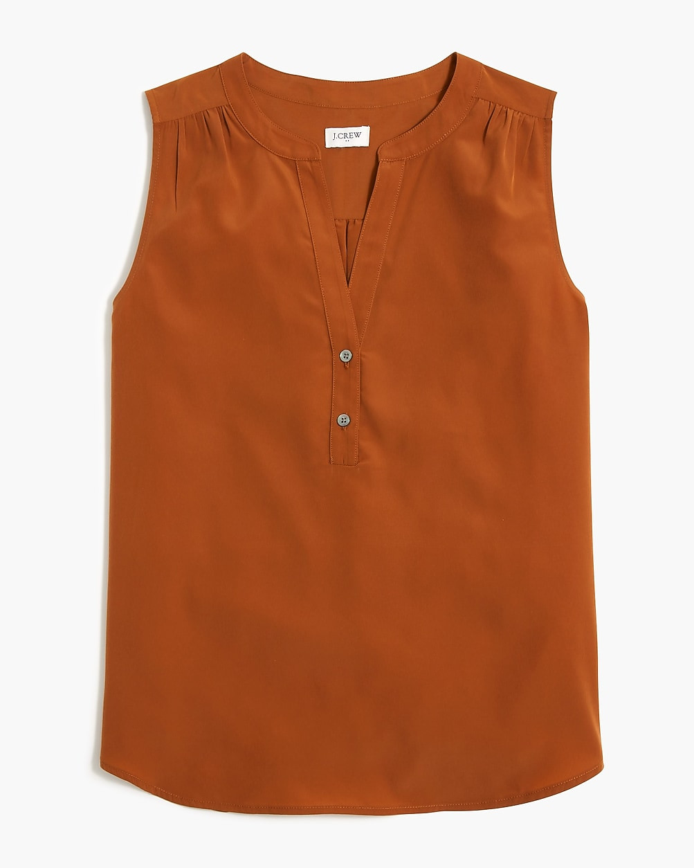 Sleeveless V-neck popover top | J.Crew Factory