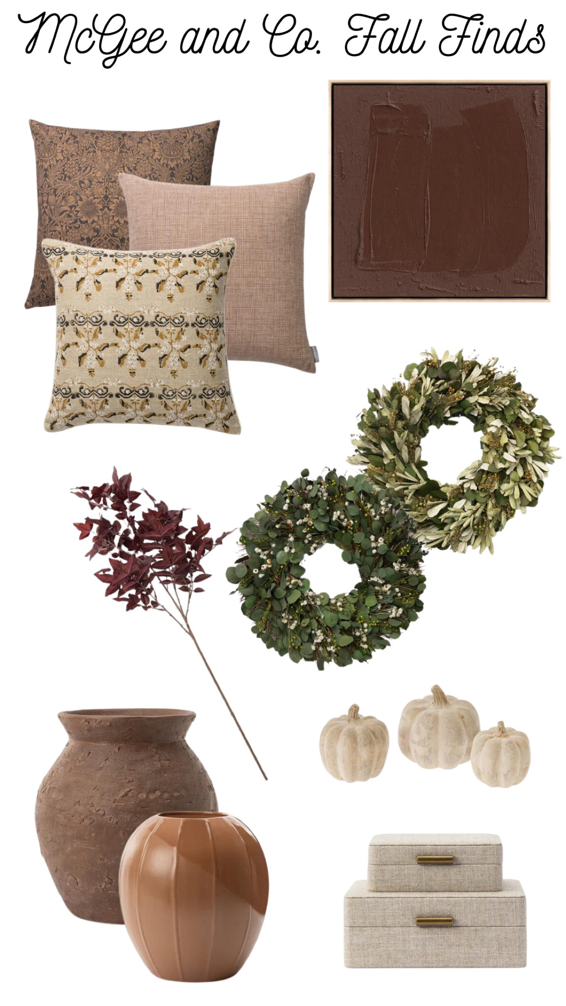 McGee and Co. fall finds. Home decor. Fall decor. Wreaths, vases, pillows, and more 

#LTKFind #LTKSeasonal #LTKhome