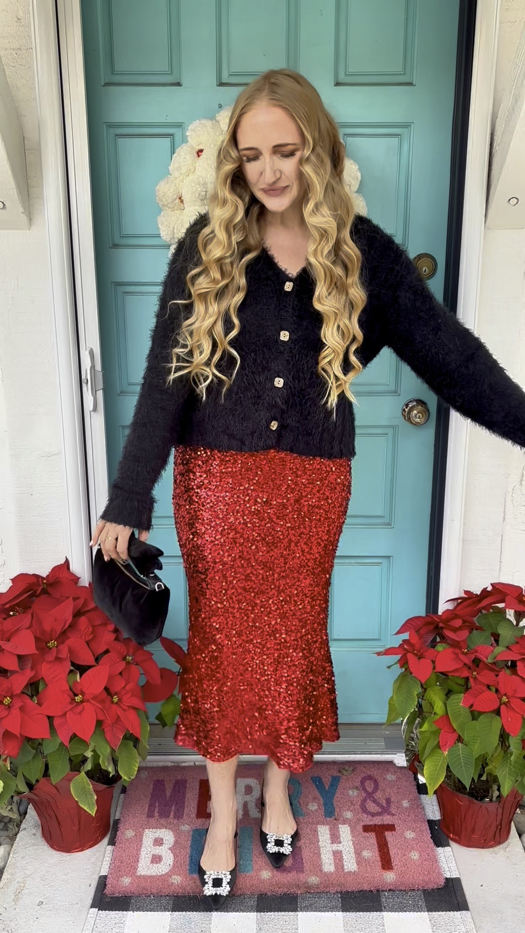 Holiday outfit idea 🎄✨ wearing these sparkly looks to Christmas parties and the nutcracker ballet this weekend! 

Wearing size M in all pieces here st 150 lbs and 5’7” for reference ✨

Sequin skirt, sparkly skirt, sequin dress, New Year’s Eve dress, Christmas party dress, holiday party dress, sparkly dress, holiday dress, Christmas dress, festive Christmas outfit, Christmas skirt, Christmas style, Christmas look, holiday style, holiday outfit, holiday look, Amazon holiday style, Target holiday funds, Target Christmas outfit, Target holiday outfit, fuzzy cardigan, holiday style, Christmas style, Christmas Eve look

#LTKSeasonal #LTKParties #LTKHoliday