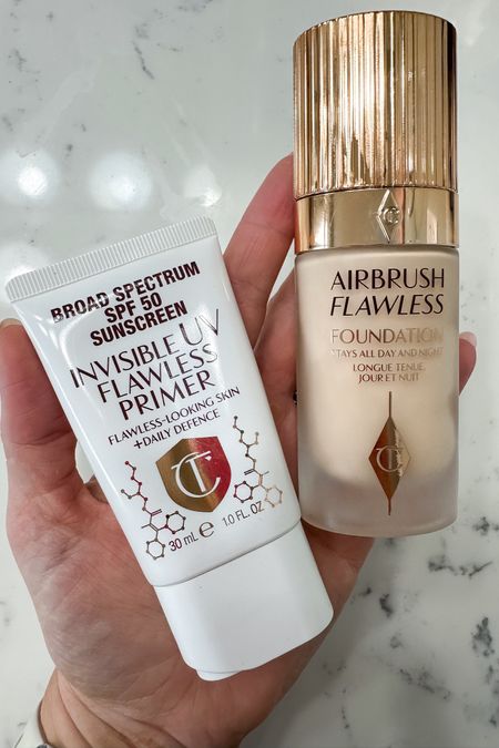 Make up duo must have! I’ve been using the Charlotte Tilbury airbrush flawless foundation for a while now and recently I added the flawless primer and let me tell you this combo is fire. I love the way my skin looks and how well my make up stays in place.  

#LTKsalealert #LTKxSephora #LTKfindsunder50