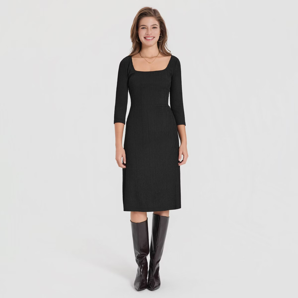 Women's Textured Tunic Dress - A New Day™ | Target