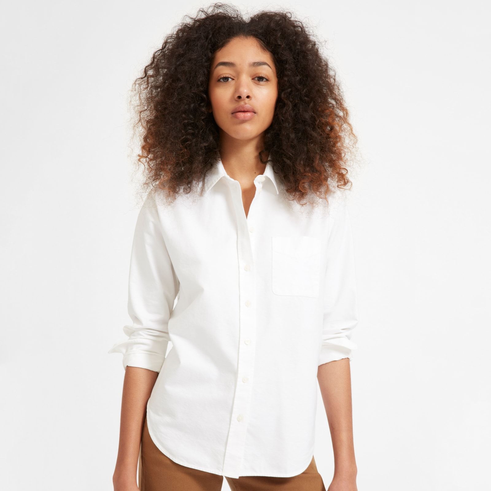 Women's Japanese Oxford Shirt by Everlane in White, Size 10 | Everlane