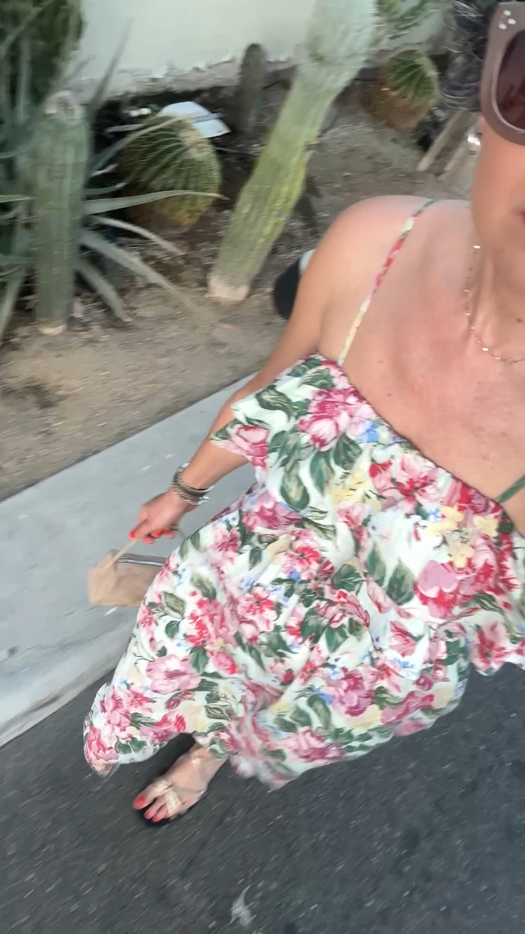 Thursday Palm Springs #ootd - wearing a small in dress it runs TTS. This one is bra-free friendly depending on the girls. I’m smaller on top and it works.

#LTKootd