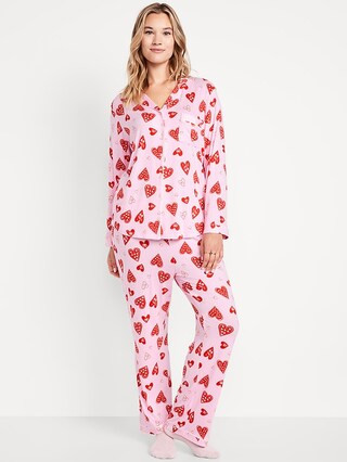 Sunday Sleep Knit Jersey Pant Set | Old Navy (US)