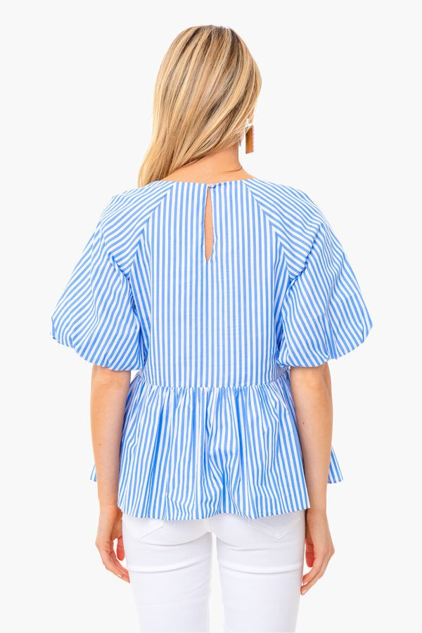 Blue Stripe Saylor Top | Tuckernuck (US)