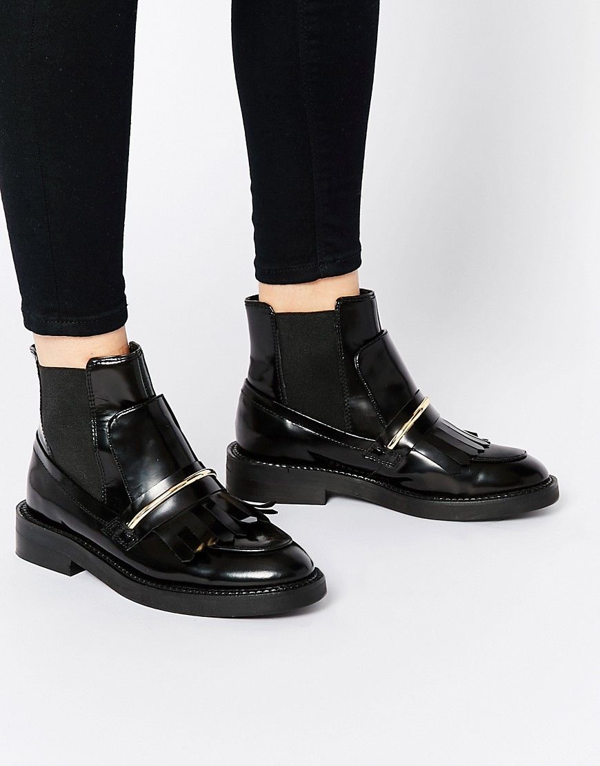 ASOS – ANGELIC TOUCH – Chelsea-Ankle Boots aus Leder | Asos DE