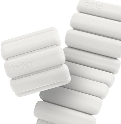 Bala Bangles Wrist & Ankle Weights for Women & Men - Adjustable Silicone Weighted Bracelet Set fo... | Amazon (US)