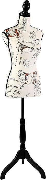SereneLife Female Mannequin Torso Dress Form, 64" Adjustable Body Stand for Displaying Clothes, S... | Amazon (CA)