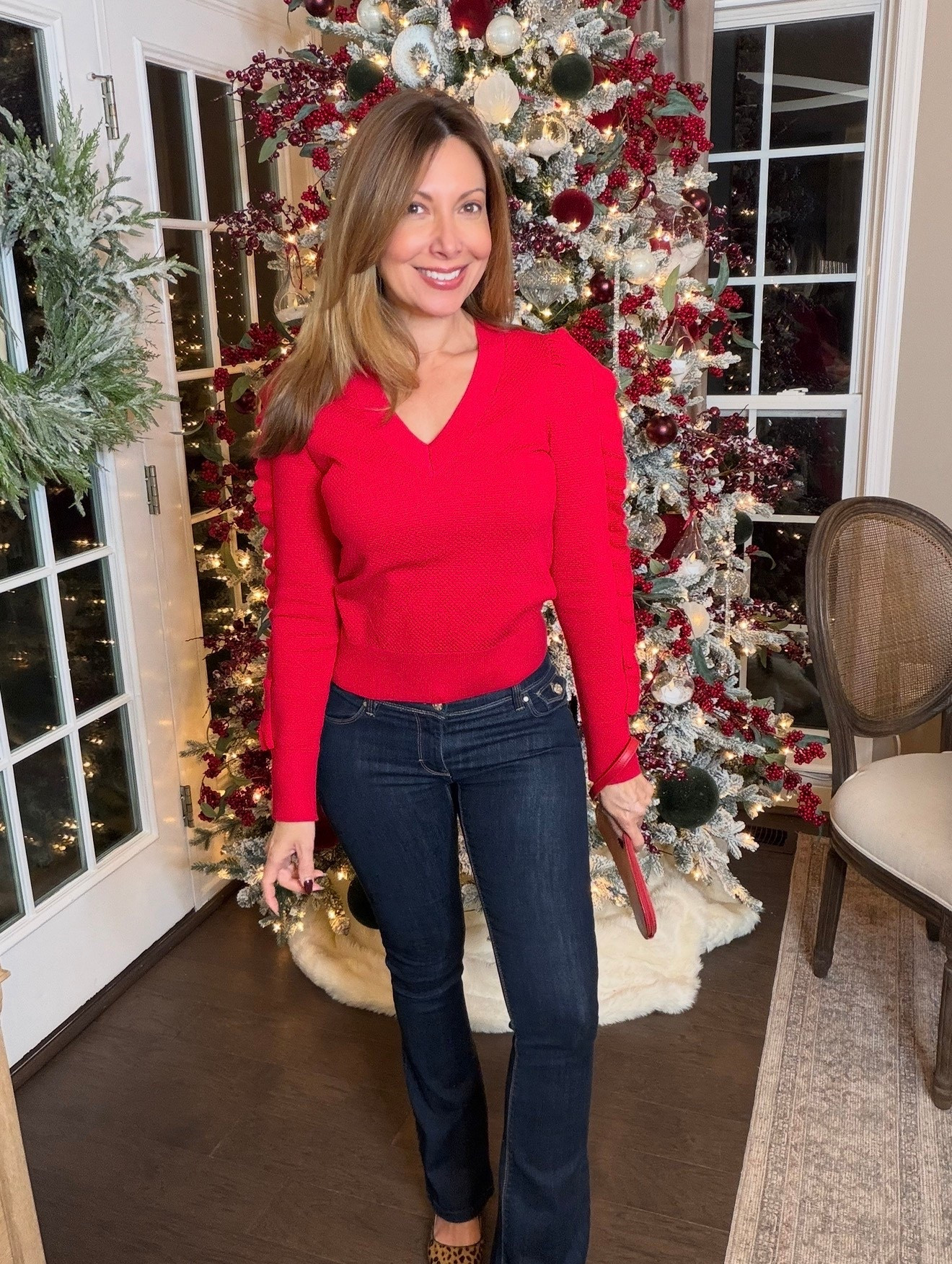 Red always works ❤️ Classic, flattering, and easy to dress up or down—perfect now and straight into Valentine’s Day.

#LTKootd #LTKHoliday #LTKgrwm