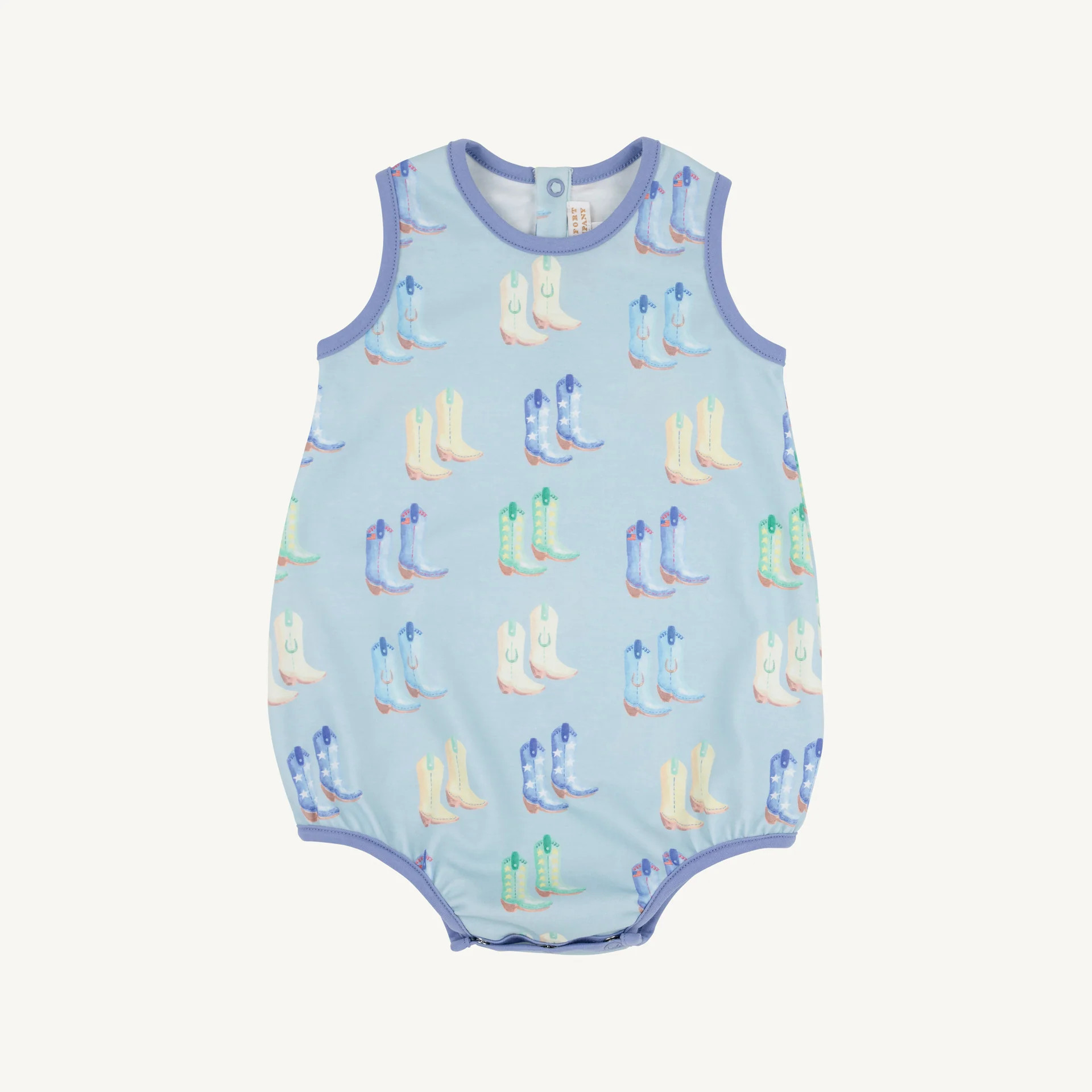 Patton Play Bubble - Cute to Boot (Buckhead Blue) with Park City Periw | The Beaufort Bonnet Company