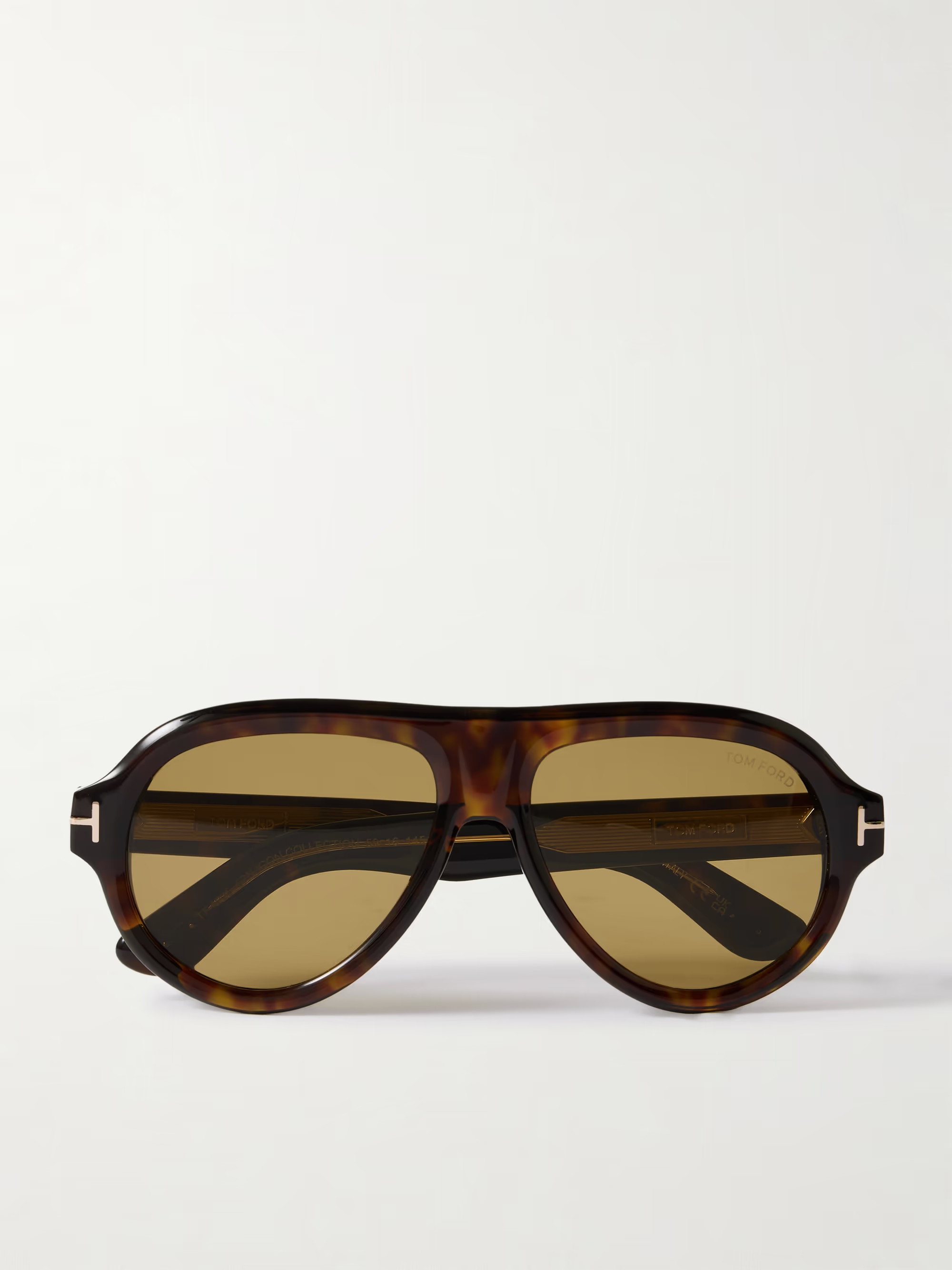 Icon tortoiseshell aviator-style acetate sunglasses | NET-A-PORTER (US)