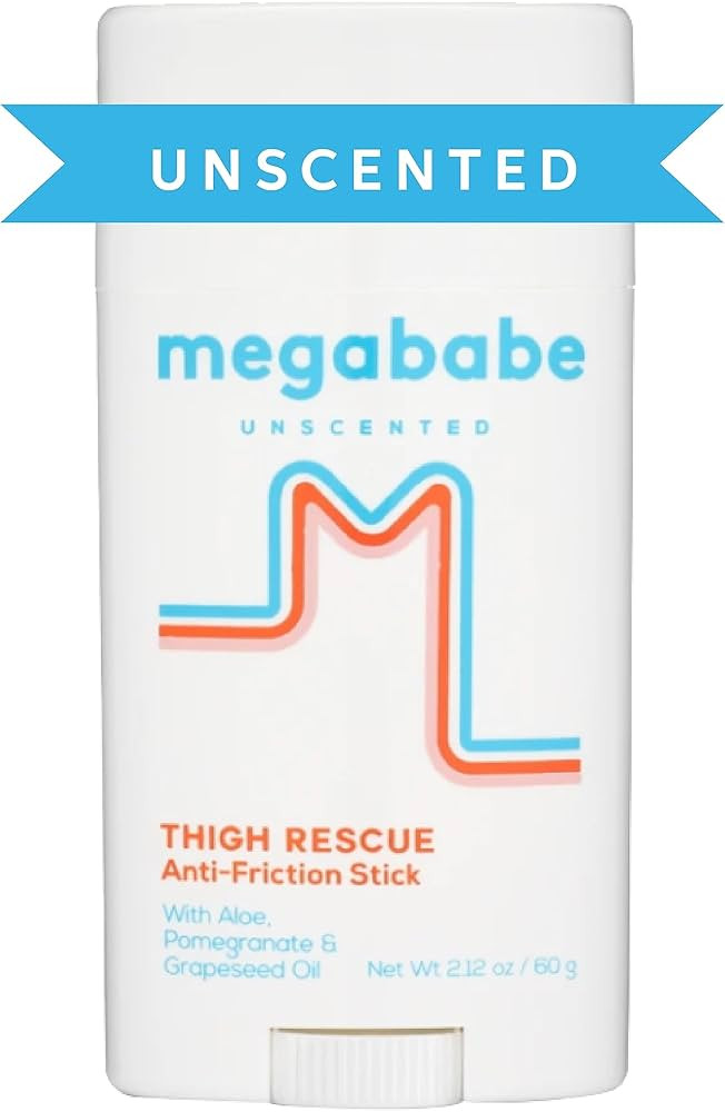 Megababe Thigh Rescue Anti-Chafe Stick | Prevents Skin Chafe & Irritation | Thighs, arms, bra-lin... | Amazon (US)