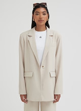 Beige Single Breasted Blazer - Nadia | 4th & Reckless