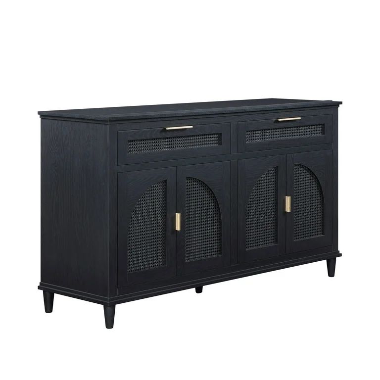 Beautiful Drew Rattan Media Console by Drew Barrymore, Black Finish | Walmart (US)