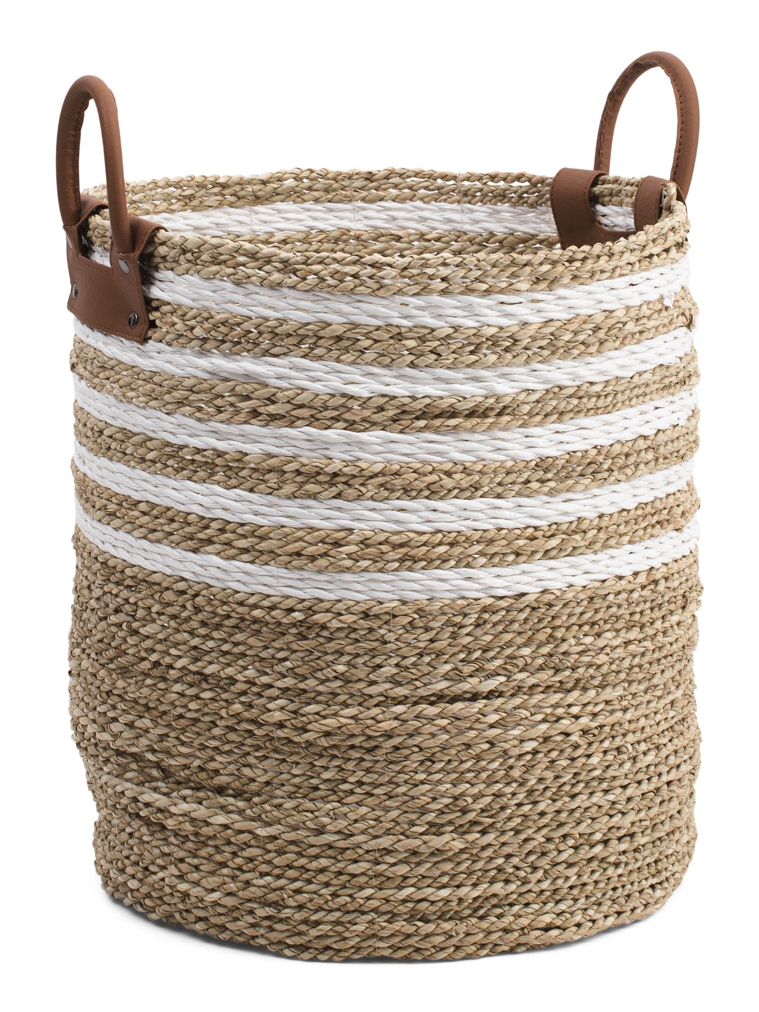 Medium Seagrass Raffia Basket | TJ Maxx