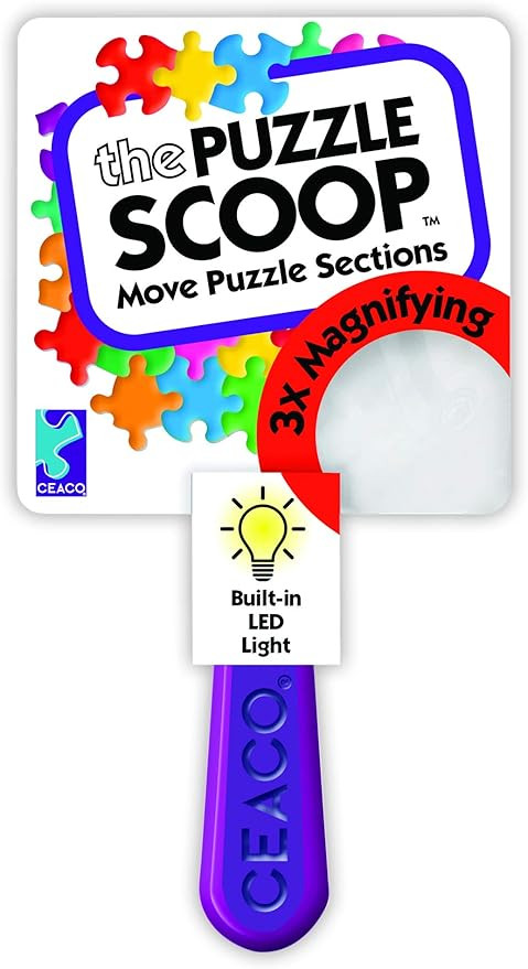 Ceaco - The Puzzle Scoop – A Lifting, Moving, Illuminating, and Magnifying Puzzle Accessory for... | Amazon (US)