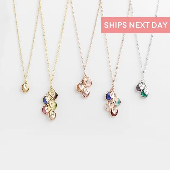 Birthstone Necklace Mothers Day Gift for Her Personalized | Etsy | Etsy (US)