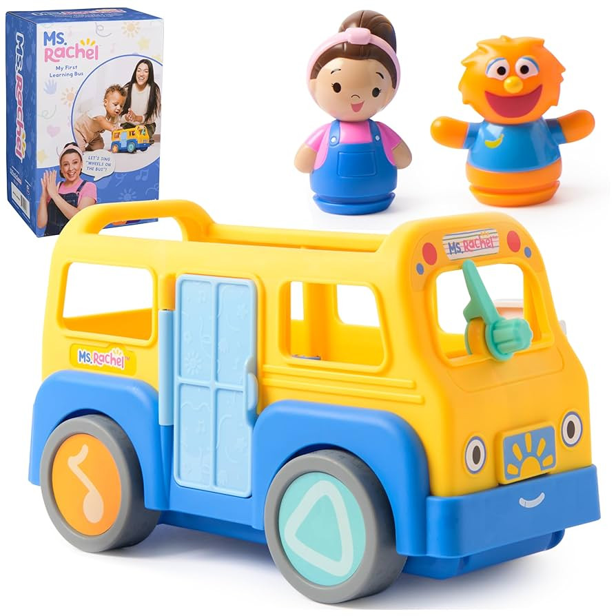 Ms. Rachel Official My First Learning Electronic School Bus with 2 Figures, Music & Sounds, Educa... | Amazon (US)