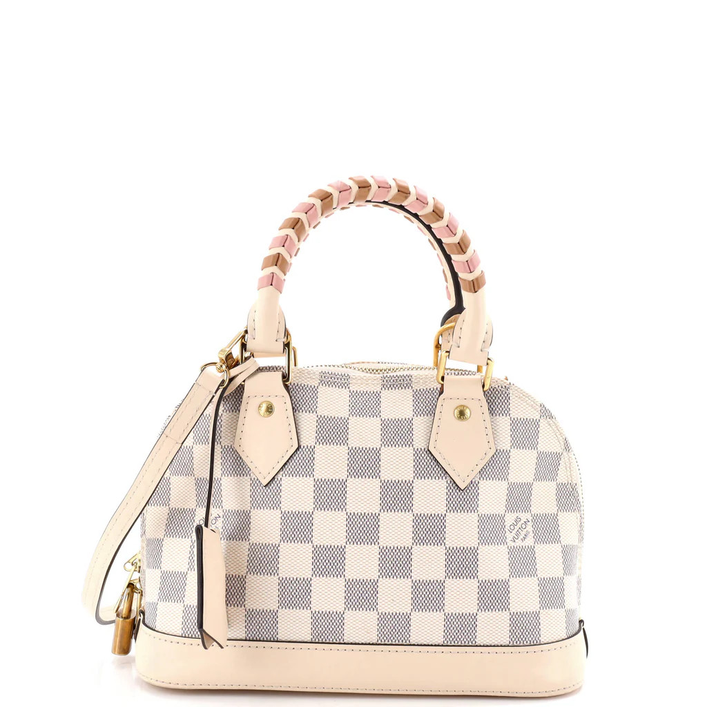 Alma Handbag Damier with Braided Detail BB | Rebag