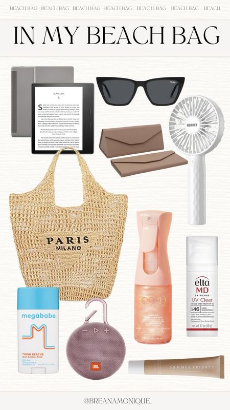 What’s in my beach bag | beach essentials | resort wear | 
Kopari Sunscreeen- code: 15offbreana 

#LTKtravel #LTKswim #LTKSeasonal
