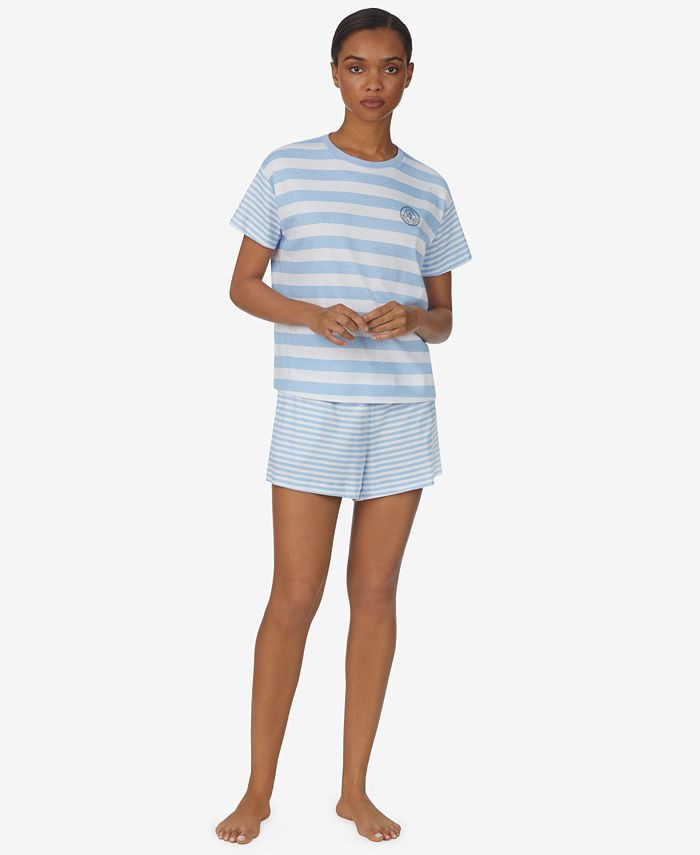 Lauren Ralph Lauren Short Sleeve Crew Neck & Boxer Pajama Set & Reviews - All Pajamas, Robes & Lo... | Macys (US)
