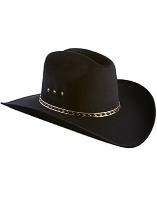 Faux Felt Wide Brim Western Cowboy Hat | Amazon (US)