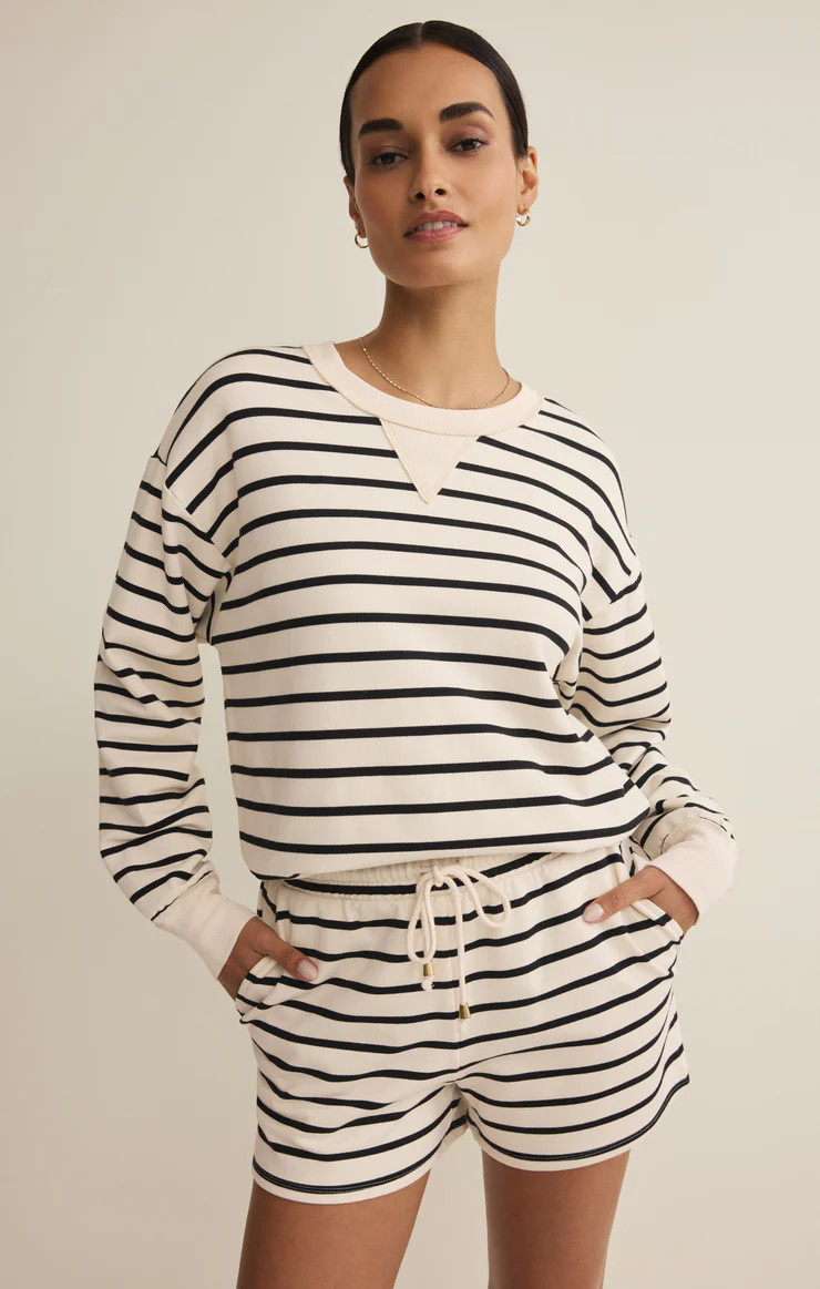 Stand Out Striped Modal Sweatshirt | Z Supply