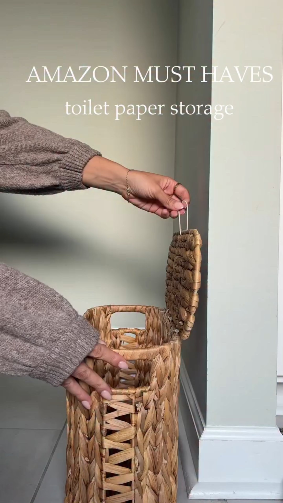 The best time to snag the cutest toilet paper holder! 
🎉Follow + Comment “SAVE” for the links to the best way to conceal the toilet paper storage in your bathrooms!!!🤎 
Toilet paper storage | bathroom storage