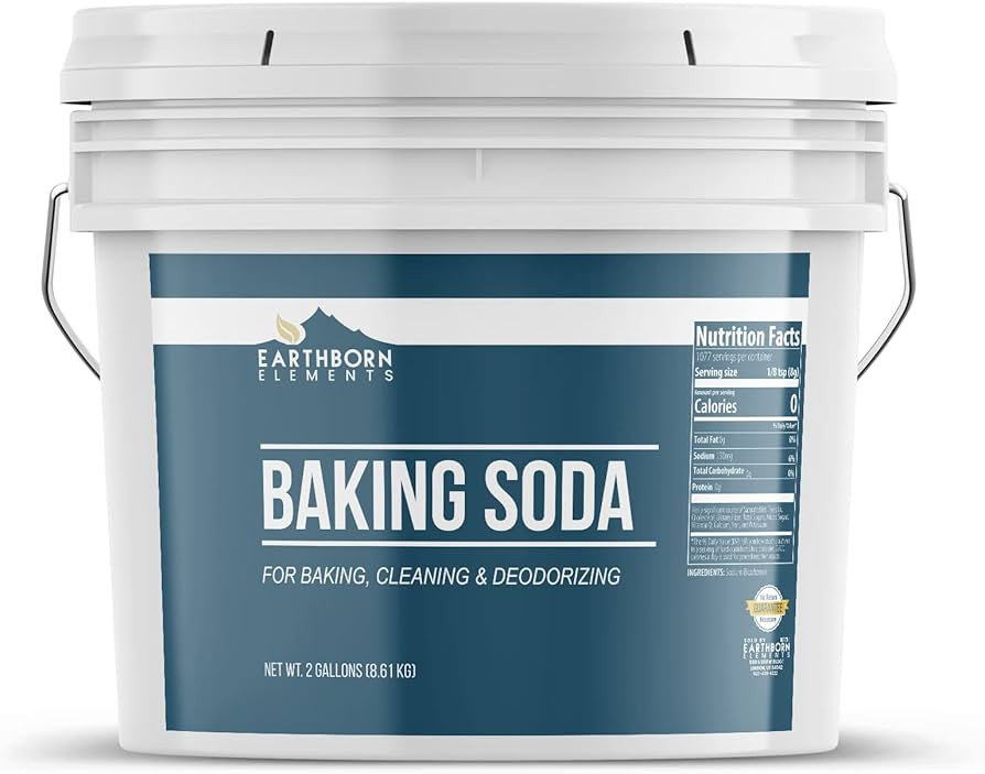 Earthborn Elements Baking Soda (2 Gallons) Sodium Bicarbonate, Cooking, Cleaning & Deodorizing | Amazon (US)