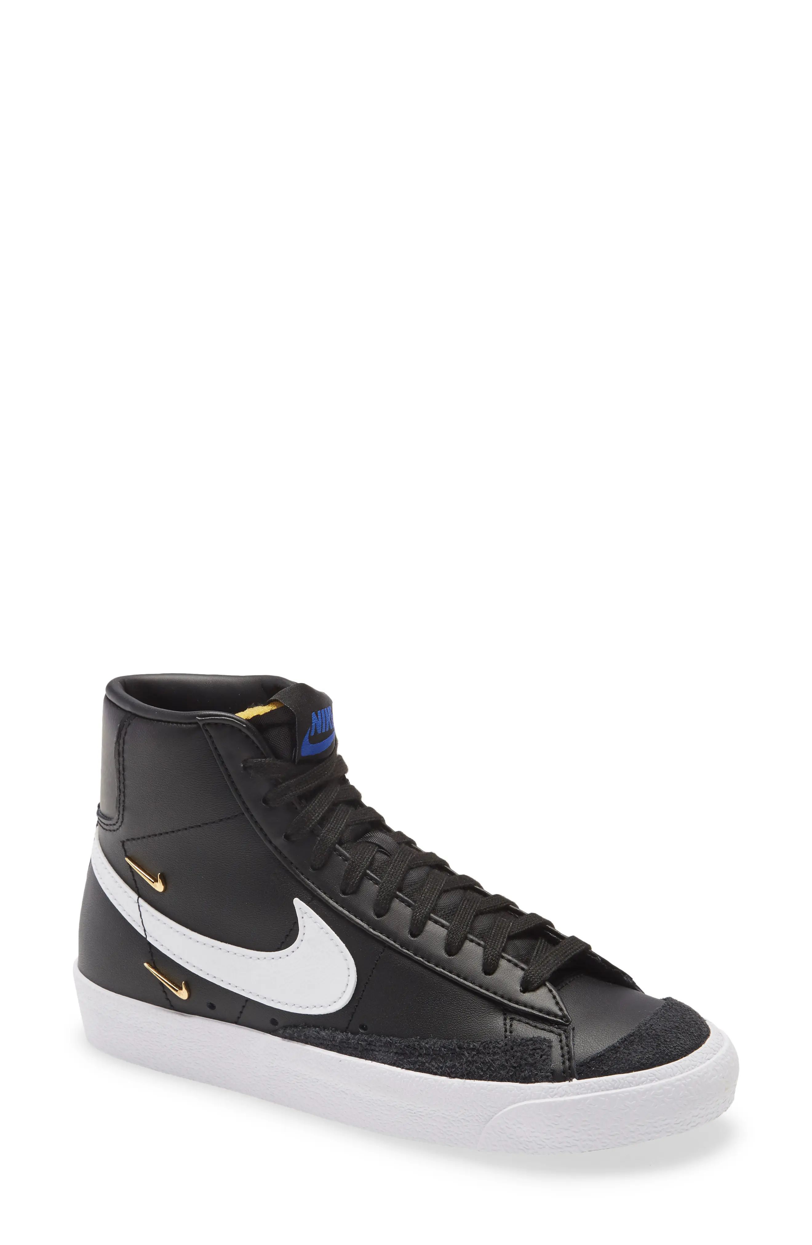 Women's Nike Blazer Mid '77 Se Sneaker, Size 12 M - Black | Nordstrom