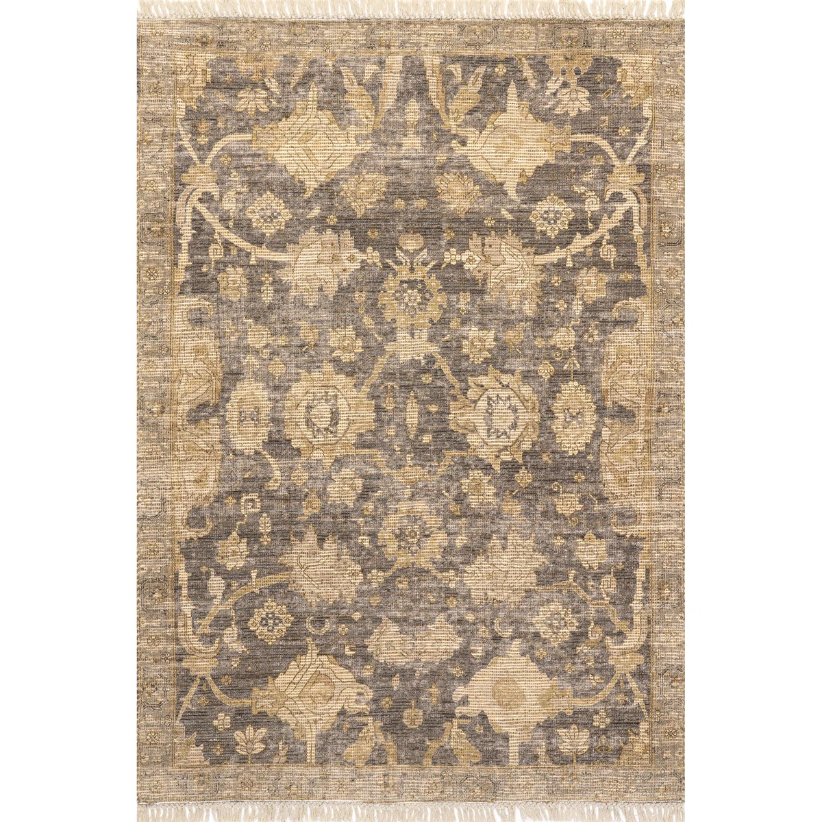 Marigold Vintage Tasseled Area Rug | Wayfair North America