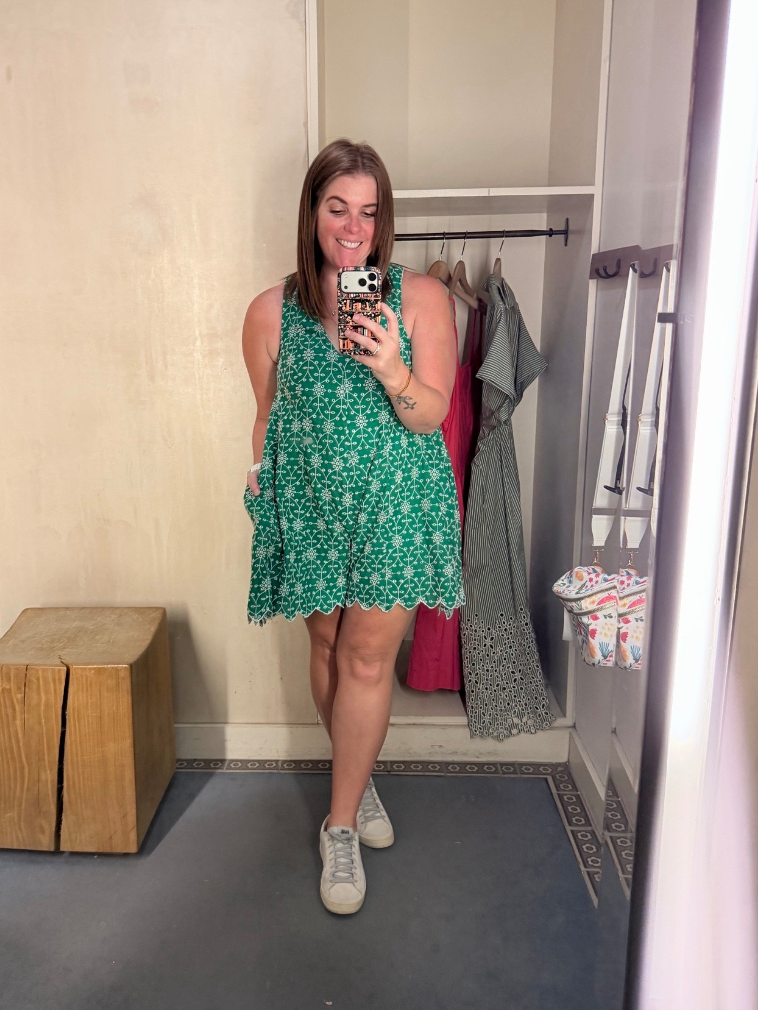 All the spring vibes in this ROMPER and if you’re headed to the Masters, it would be perfect! The romper does runs TTS, but I did size up to make it easier to get on and off, there is no zipper! 

#LTKOver40 #LTKMidsize #LTKootd