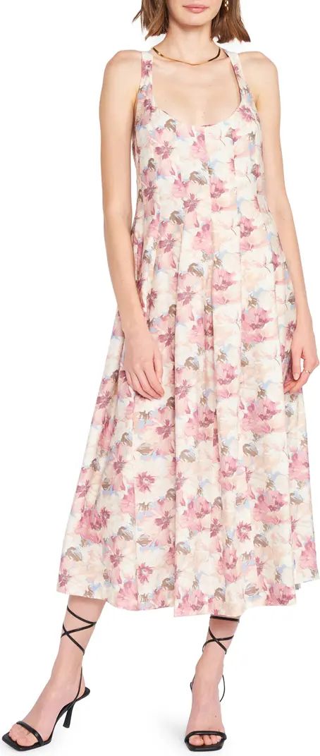 En Saison Lario Floral Midi Dress | Nordstrom | Nordstrom