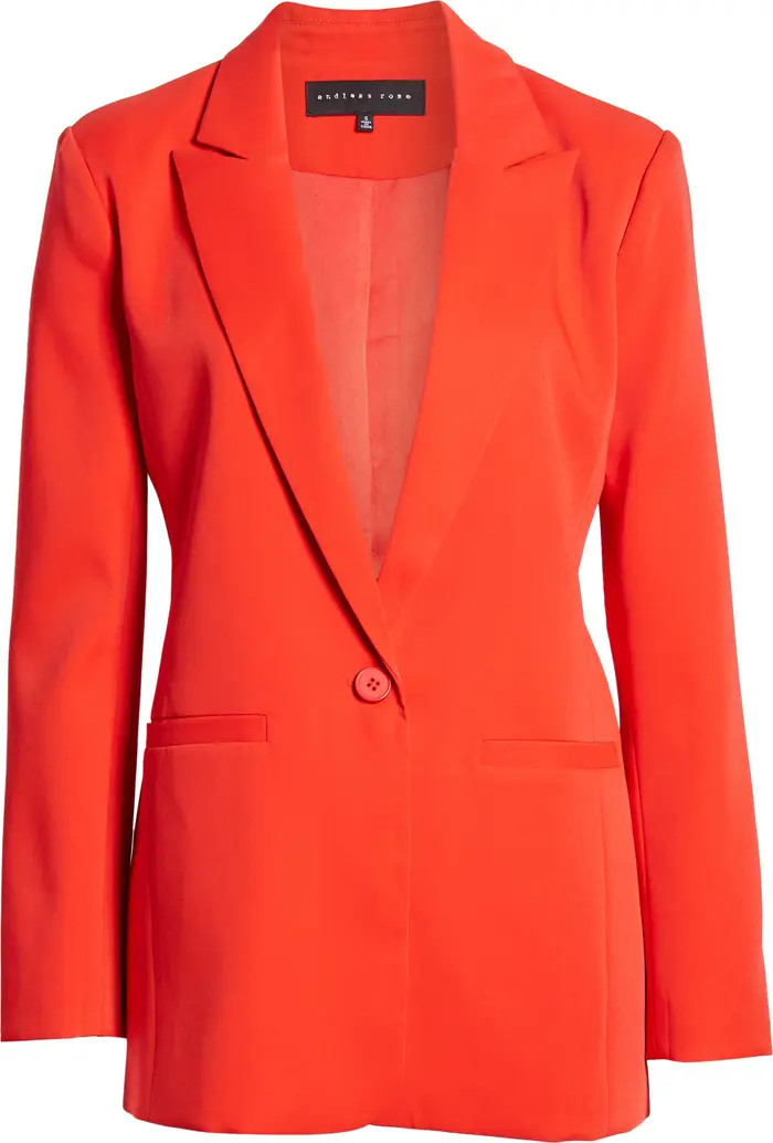 Tailored Single Button Blazer | Nordstrom