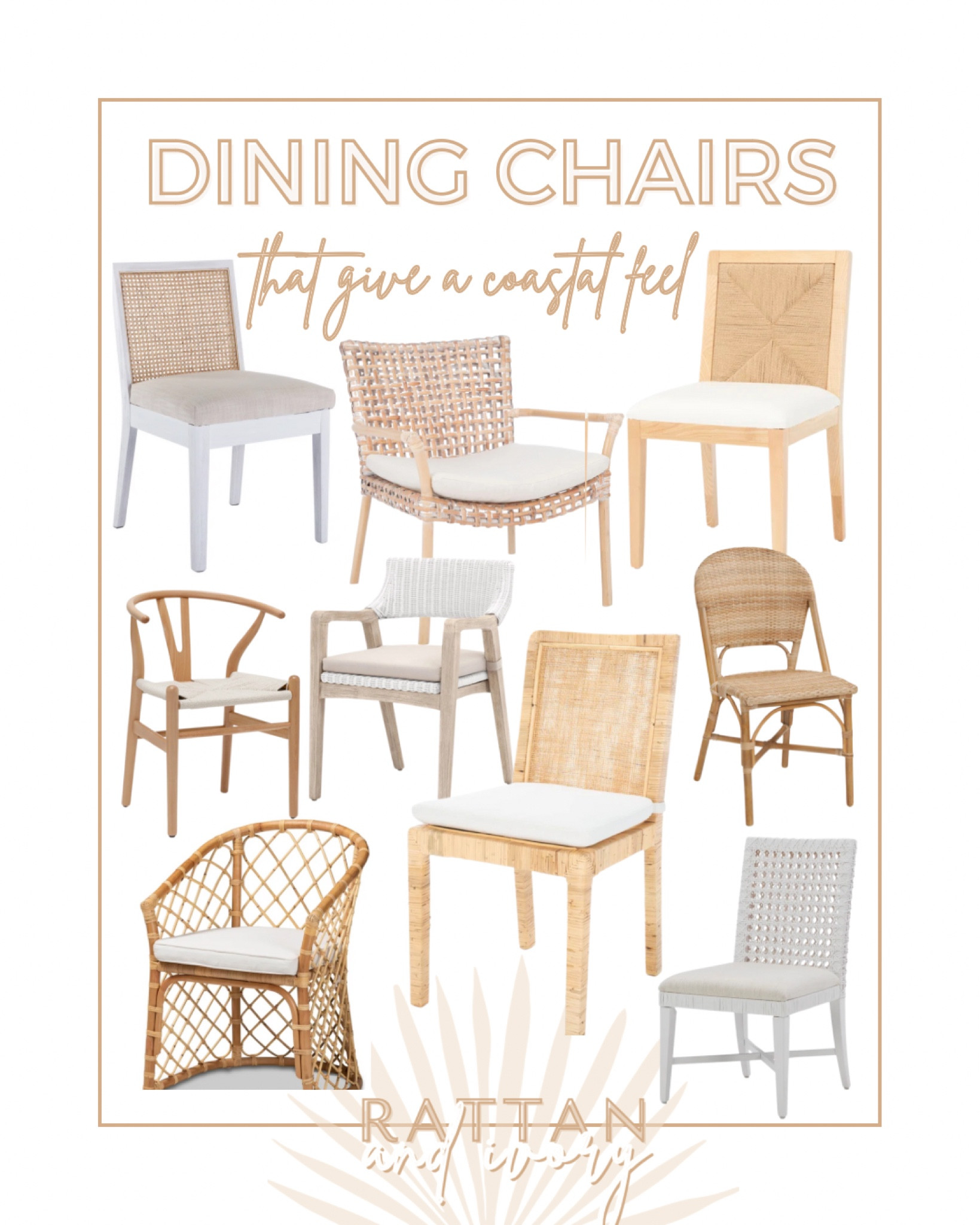  Coastal Dining Chair roundup!  It’s not too late to spruce up your dining space before hosting friends and family for Easter.  These are some of my favorites that will add a natural and natural element to any space 💕 Dining chairs, wayfair, costal home, neutral home, coastal dining chairs 

#LTKhome