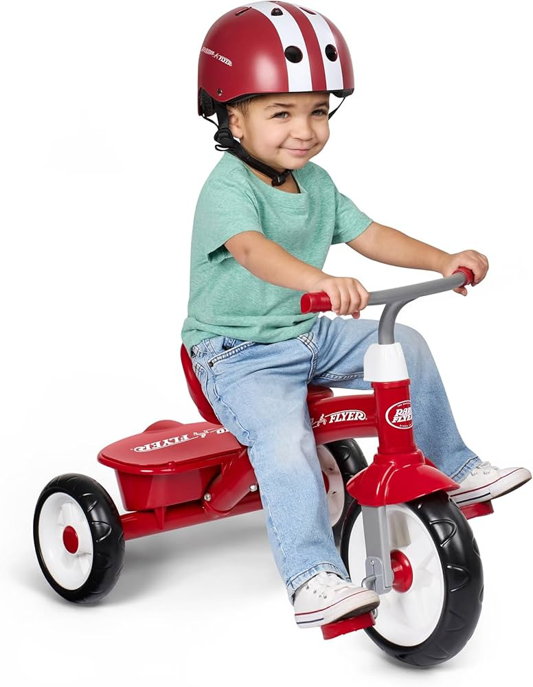 Radio Flyer Red Rider Trike, Ages 2.5-5, Adjustable Seat, Steel Construction, Quiet Ride Wheels, ... | Amazon (US)