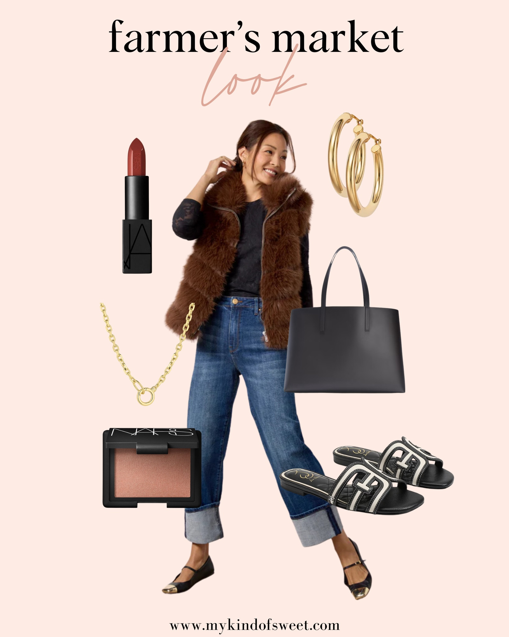 This farmer’s market look is all about easy, cozy style—cuffed jeans and a soft vest for layering. Perfect for staying comfy while browsing your favorite local finds.

#LTKPlusSize #LTKSeasonal