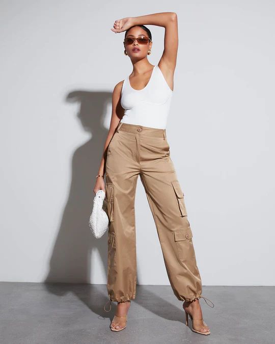 Shanelle Mid Rise Cargo Pants | VICI Collection