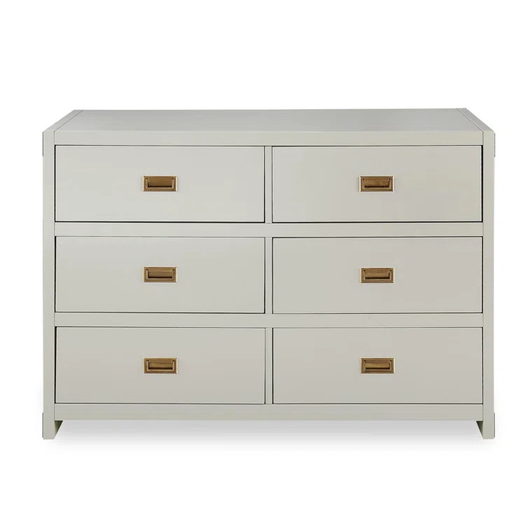 Hubble 45'' Wide 6 - Drawer Double Dresser | Wayfair North America