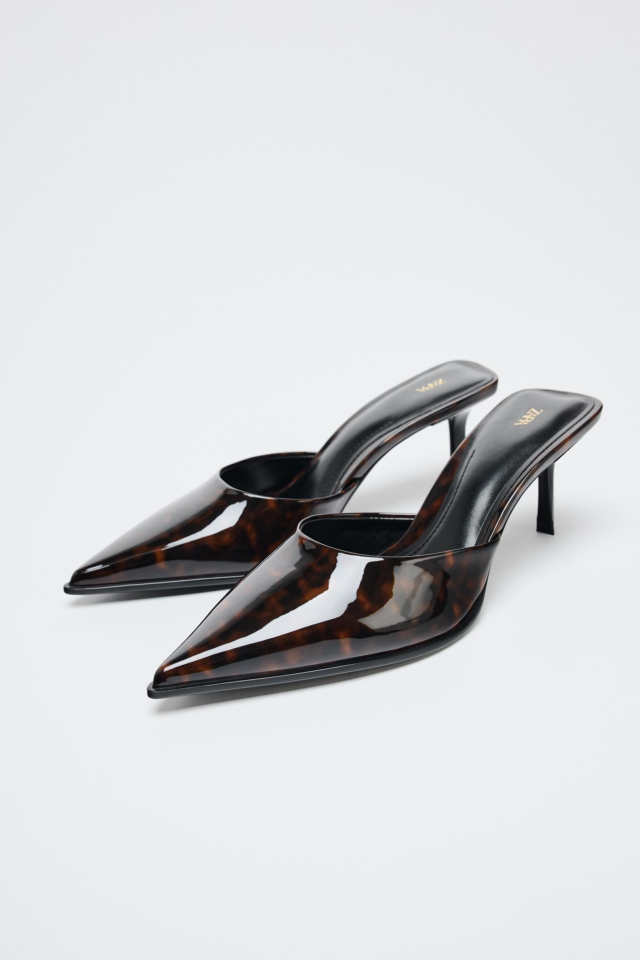 FAUX TORTOISESHELL SLINGBACKS | Zara US